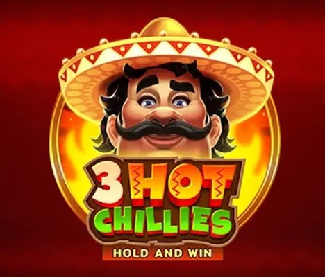 3 Hot Chillies logo by 3 Oaks Gaming at Spinanga