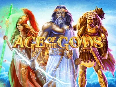 Age of the Gods slot icon by Playtech, available at Spinanga