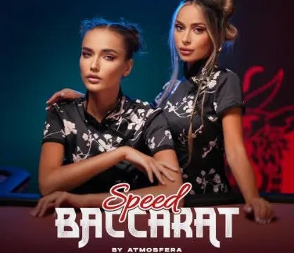 Speed Baccarat slot logo by Atmosfera at Spinanga