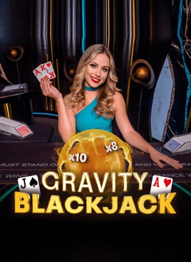 Gravity Blackjack logo – Live Shows by ICONIC21 at Spinanga