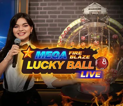 Play the Mega Fire Blaze Lucky Ball slot by Playtech on Spinanga